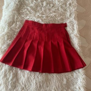 NWT American Apparel red mini Tennis skirt